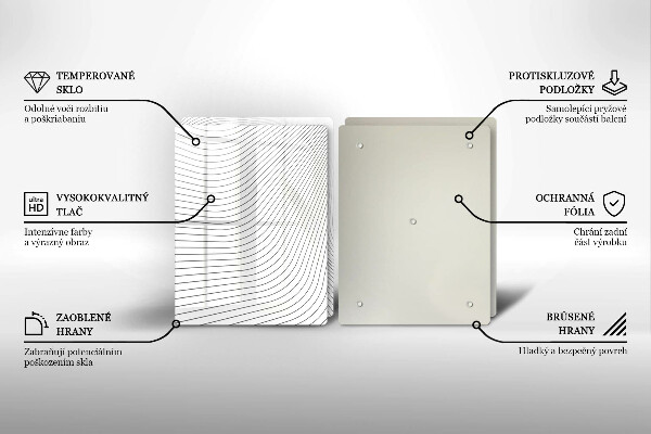 Tábua corte Padrão de linha moderno