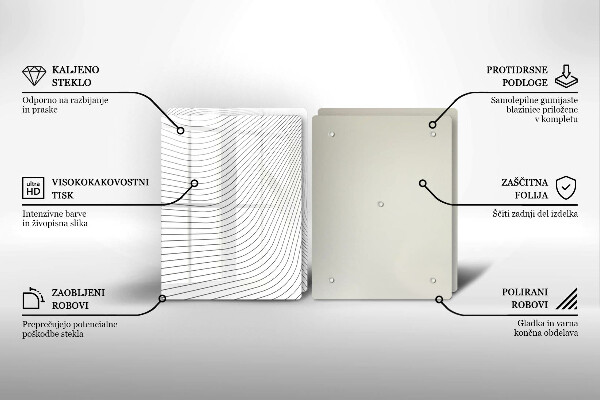 Tábua corte Padrão de linha moderno