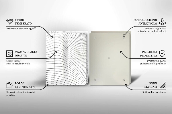 Tábua corte Padrão de linha moderno