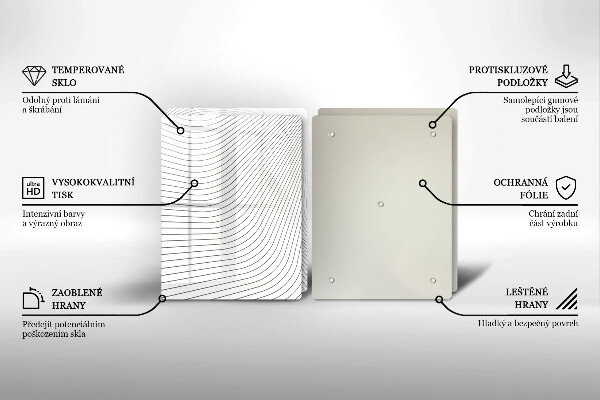 Tábua corte Padrão de linha moderno