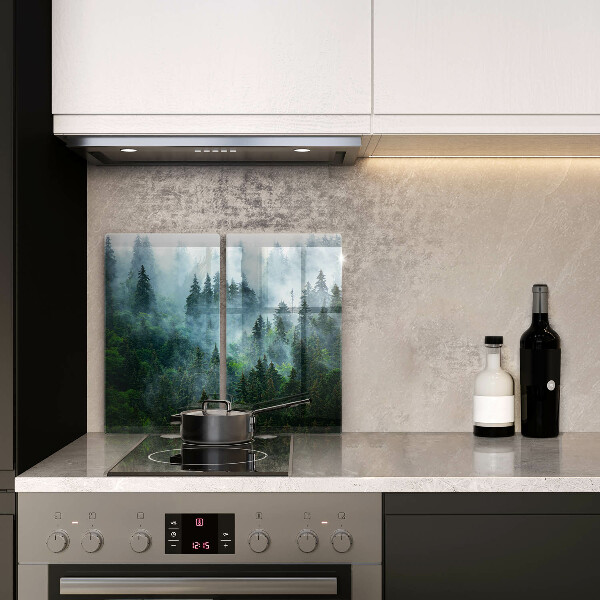 Tábua para cozinha Floresta no nevoeiro