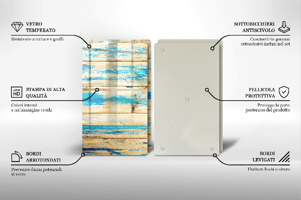 Tábua cozinha Tábuas de madeira retrô