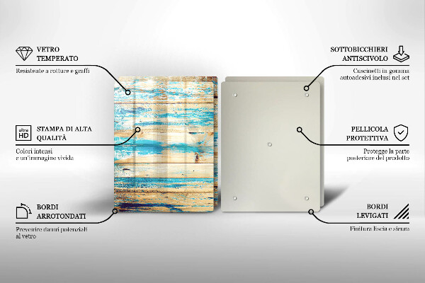 Tábua cozinha Tábuas de madeira retrô