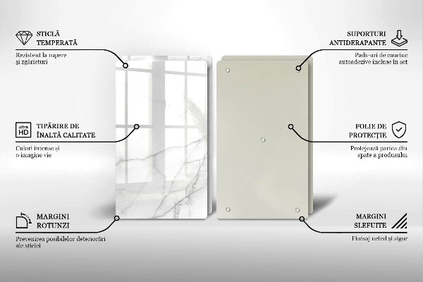 Tábua de cortar Fundo de pedra de mármore