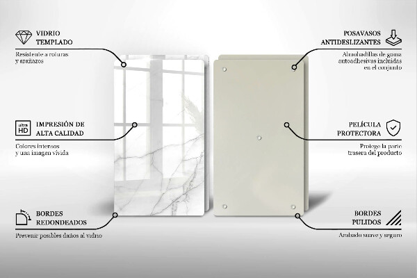 Tábua de cortar Fundo de pedra de mármore