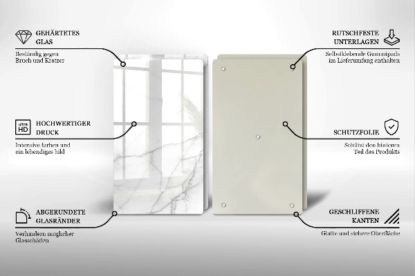 Tábua de cortar Fundo de pedra de mármore