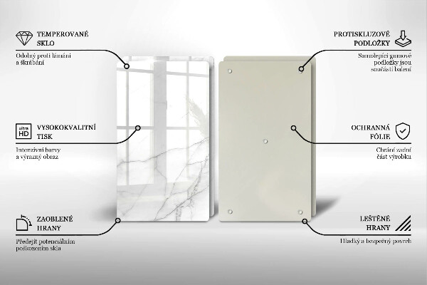 Tábua de cortar Fundo de pedra de mármore