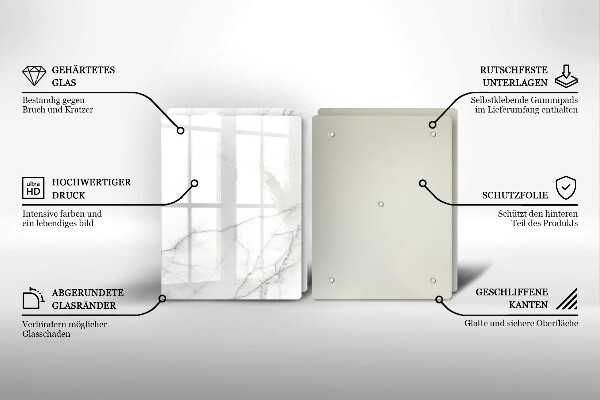 Tábua de cortar Fundo de pedra de mármore