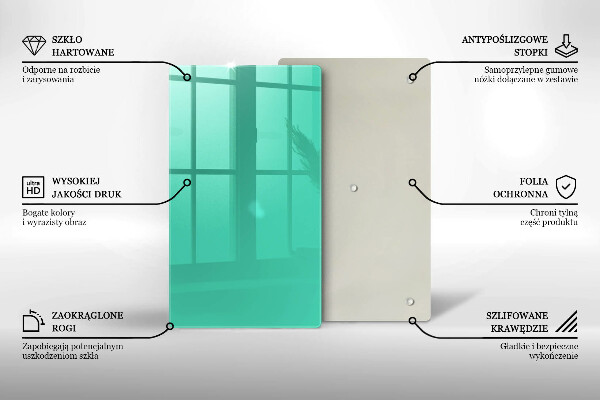 Tábua de cortar alimentos Cor verde