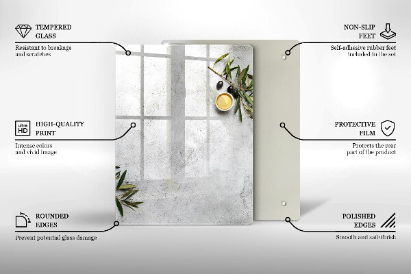 Tábua de cortar alimentos Cor verde