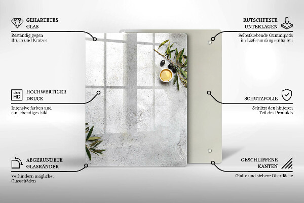 Tábua de cortar alimentos Cor verde