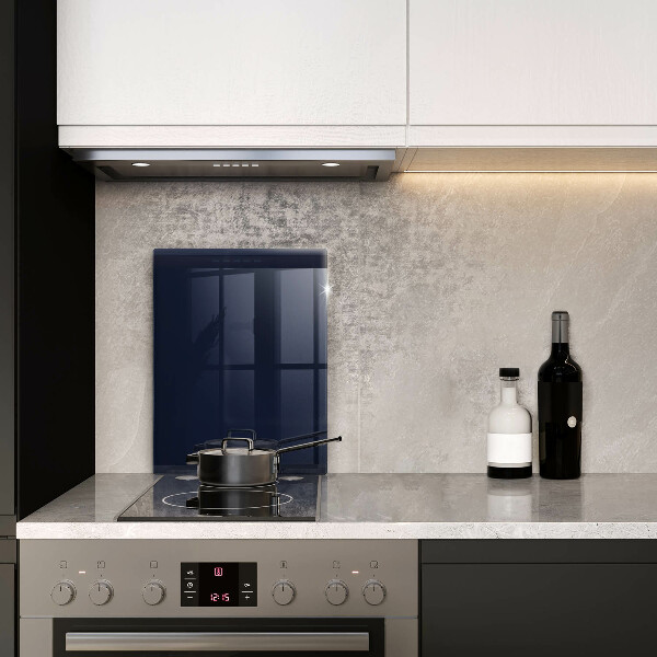 Tábua de corte de vidro Cor azul marinho