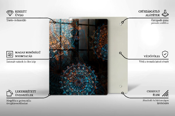 Tábua de corte Cor preta