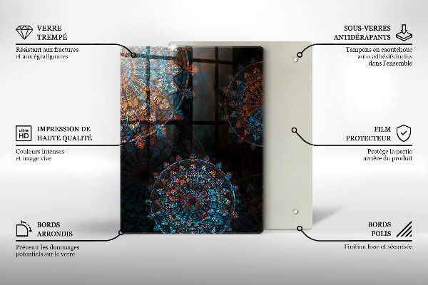 Tábua de corte Cor preta