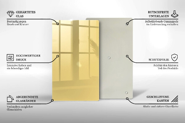 Tábua corte Cor amarela