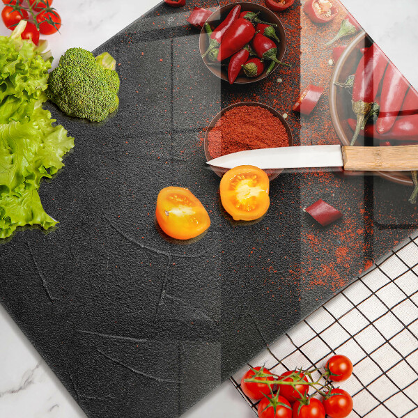 Tábua para cozinha Pimentas vermelhas