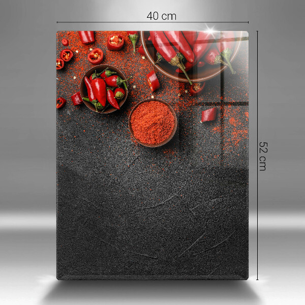 Tábua para cozinha Pimentas vermelhas