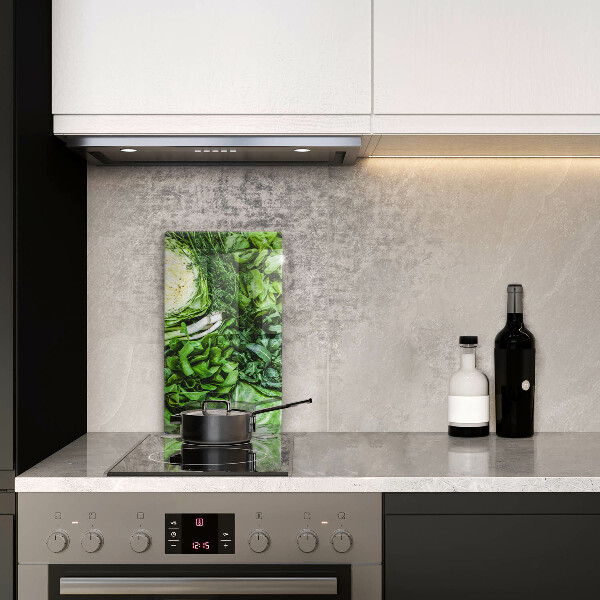 Tábua corte Vegetais verdes