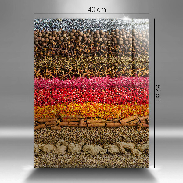 Tábua de cortar Especiarias coloridas