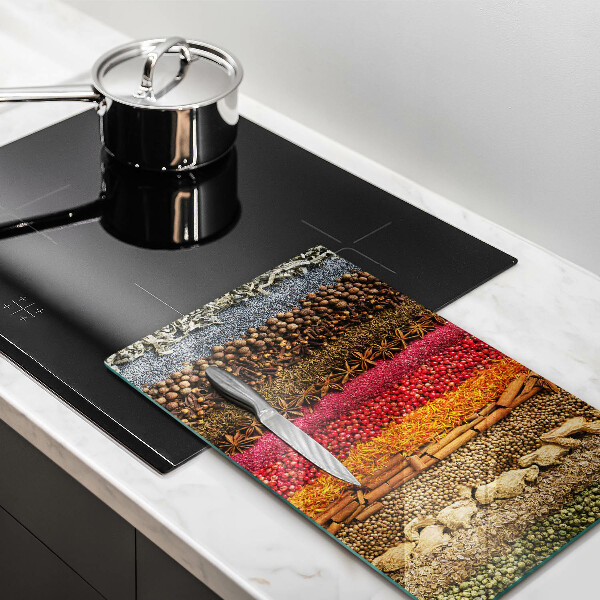 Tábua de cortar Especiarias coloridas