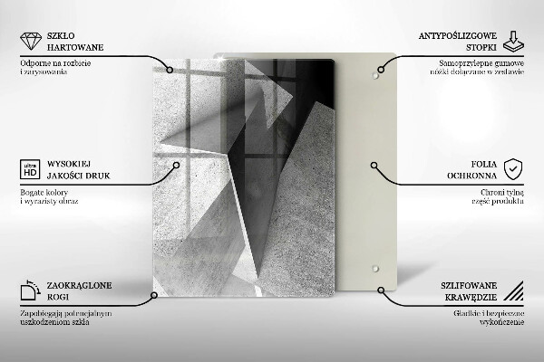 Tábua de corte de vidro Textura de madeira