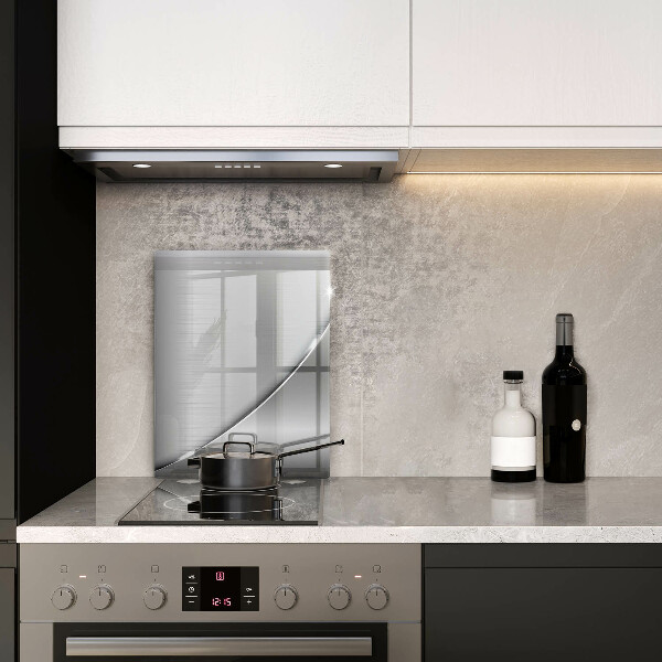 Tábua de cortar de vidro Formas metálicas