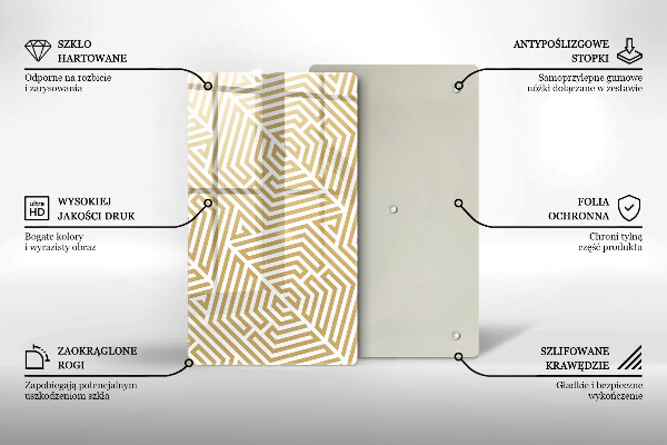 Tábua de cortar Linhas geométricas