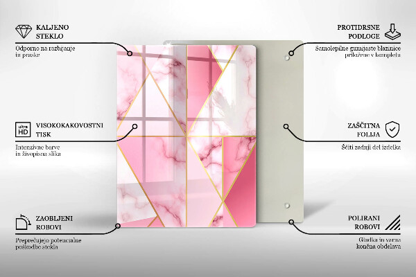 Tábua para cozinha Formas geométricas boho