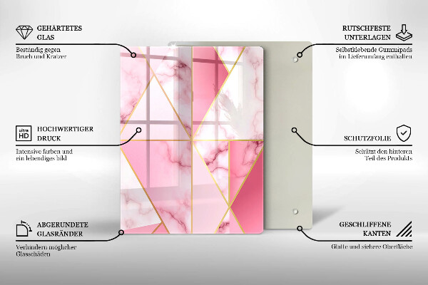 Tábua para cozinha Formas geométricas boho