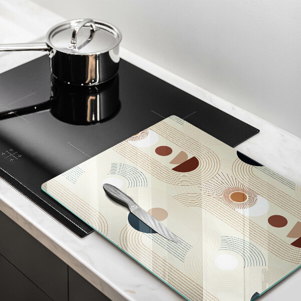 Tábua para cozinha Formas geométricas boho