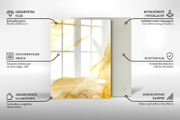 Tábua corte Padrão de folha Boho