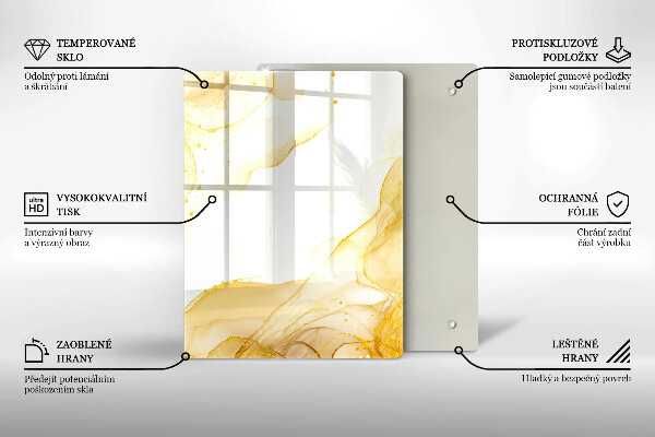 Tábua corte Padrão de folha Boho