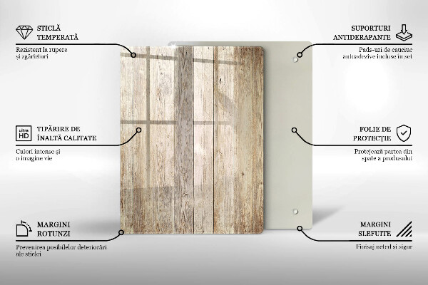 Tábua de cortar de vidro Azul abstrato dourado