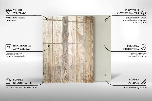 Tábua de cortar de vidro Azul abstrato dourado