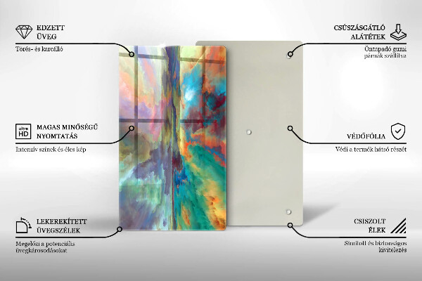 Tábua de corte Céu colorido