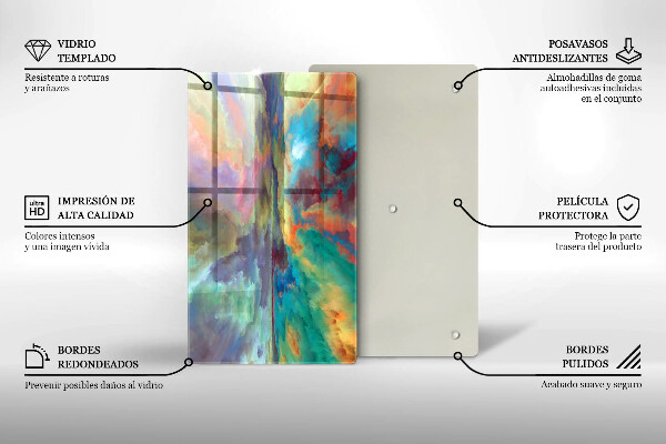 Tábua de corte Céu colorido