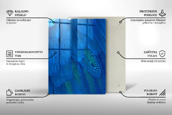 Tábua cozinha Escamas de aquarela