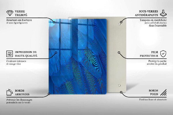 Tábua cozinha Escamas de aquarela