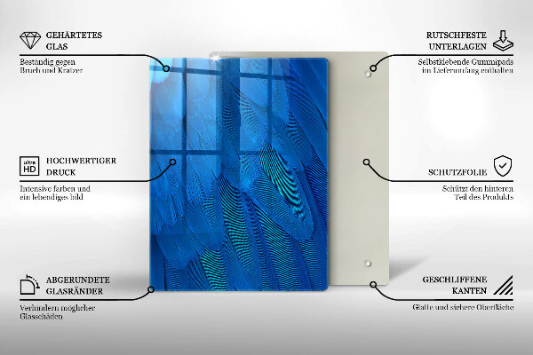 Tábua cozinha Escamas de aquarela