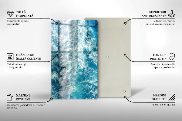 Tábua para corte Ondas do mar