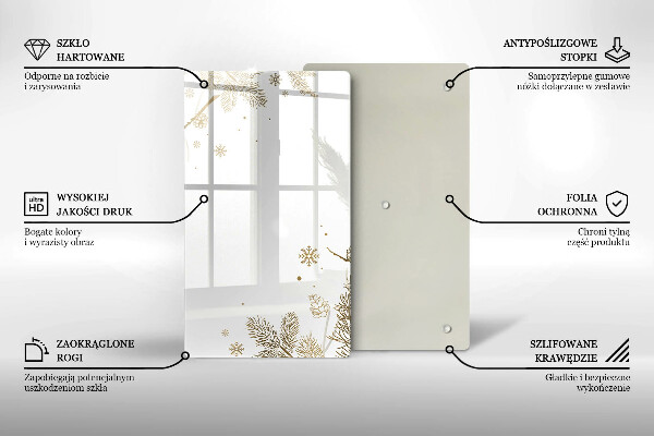 Tábua cozinha Decorações de inverno