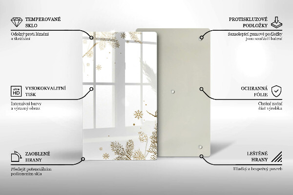 Tábua cozinha Decorações de inverno