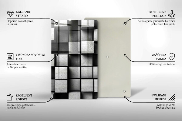 Tábua de cortar alimentos Fundo de geometria 3D
