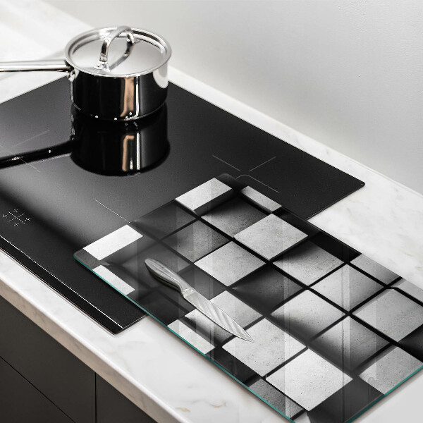 Tábua de cortar alimentos Fundo de geometria 3D