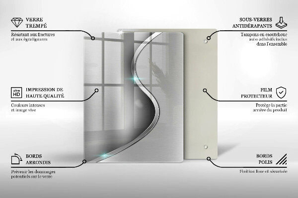 Tábua de cortar alimentos Fundo de geometria 3D