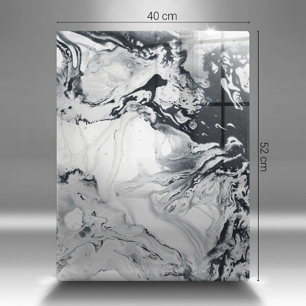 Tábua de vidro Abstração de tinta