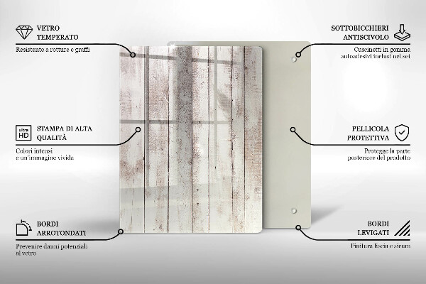 Tábua de vidro Abstração de tinta