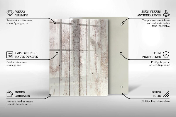 Tábua de vidro Abstração de tinta