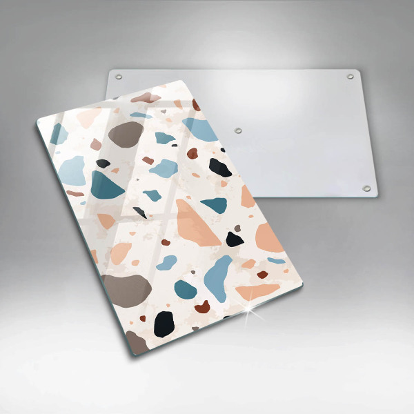 Tábua de cortar de vidro Grés decorativo