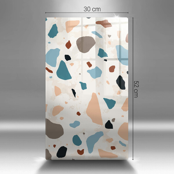 Tábua de cortar de vidro Grés decorativo